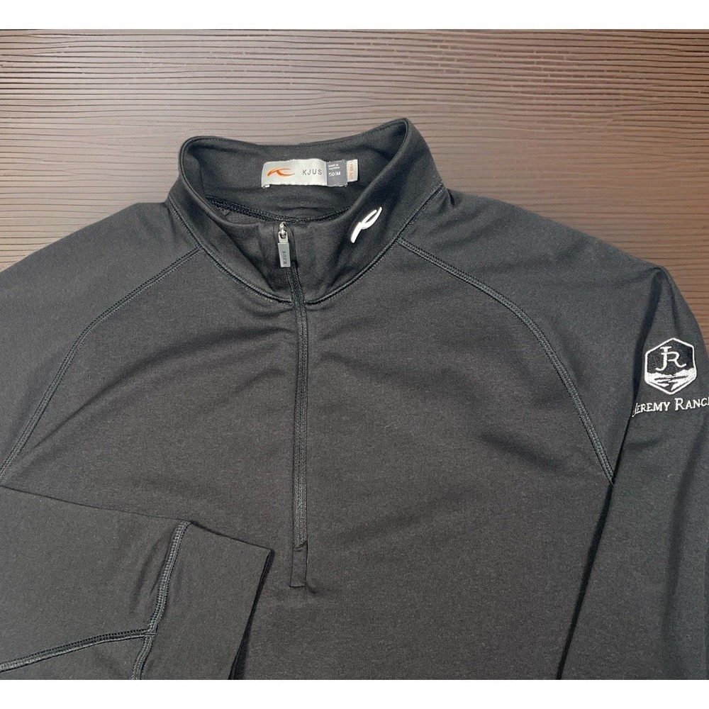 KJUS Mens Keano Half Zip Size 50 M UPF 50+ Long Sleeve Breathable *EUC